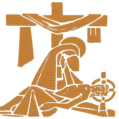 Matriz de matriz Matriz De Bordado Nossa Senhora Da Piedade